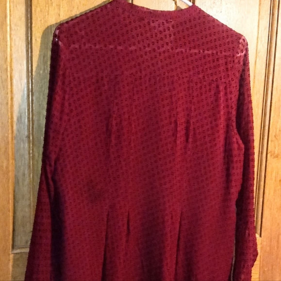 Meadow Rue for Anthropology Sheer Dot Top-MEDIUM - Picture 5 of 7